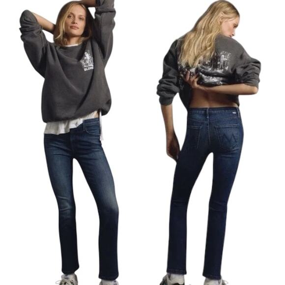 Mother The Mid Rise Dazzler Ankle Jeans Hierloom Size 32 - Picture 1 of 8
